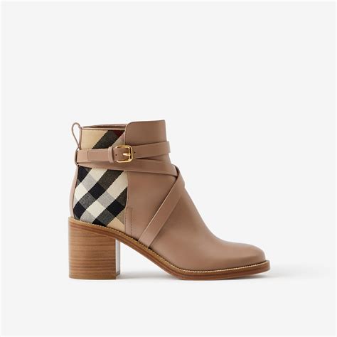 house check derby burberry|burberry check panel ankle boots.